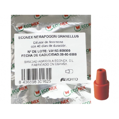 Pheromone diffusor ECONEX NEMAPOGON GRANELLUS (40 días)