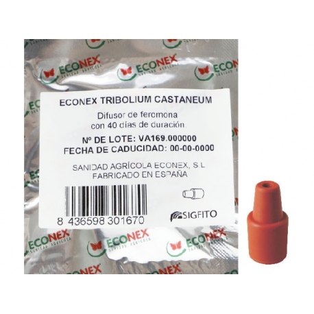 Difusor de feromonas ECONEX TRIBOLIUM CASTANEUM (40 días)