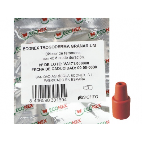 Difusor de feromonas ECONEX TROGODERMA GRANARIUM (40 días)